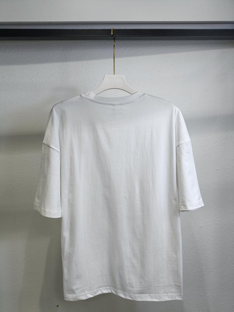 M008 纯棉落肩圆领五分袖（200克纯棉） T恤 细节展示 paidai