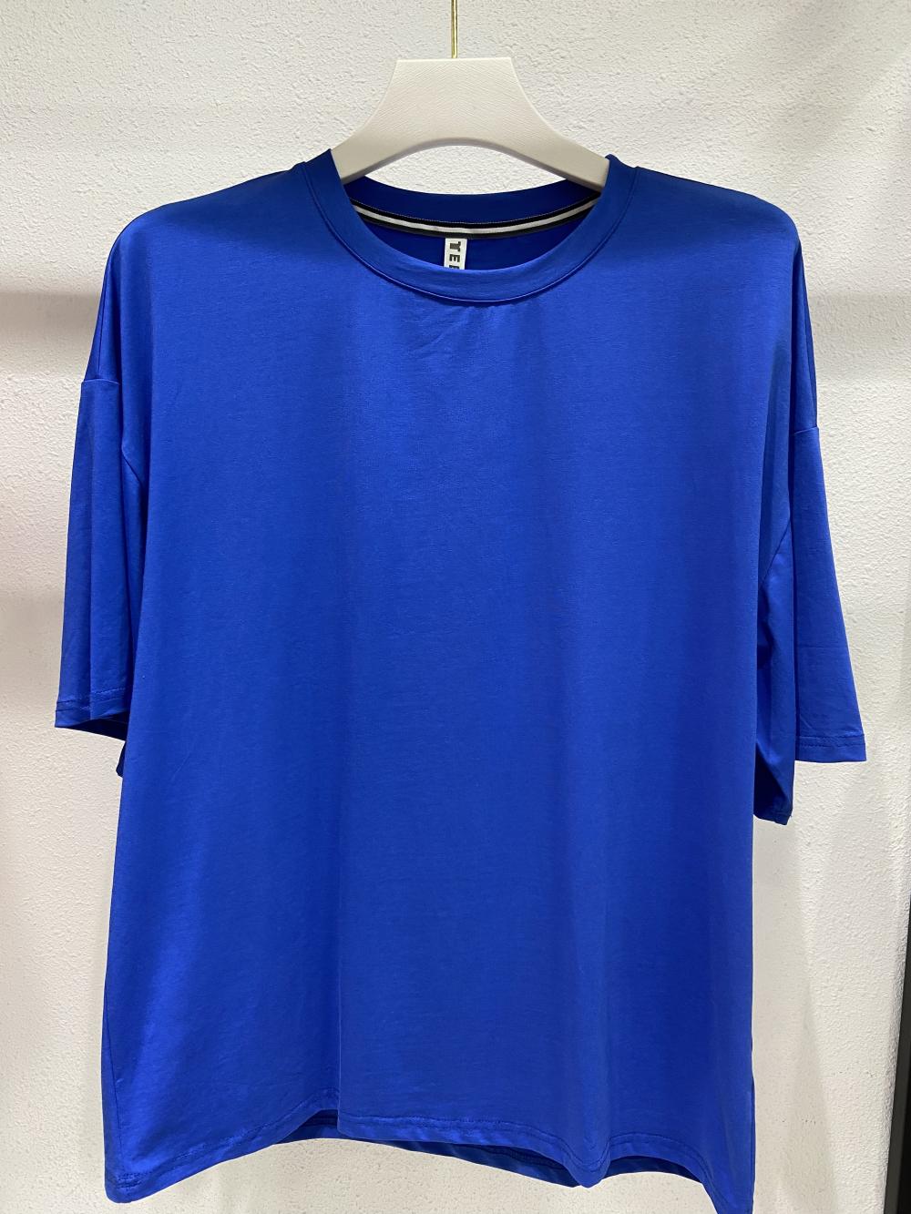M007 40支落肩圆领中袖（180克冰瓷棉） T恤 细节展示 启虎