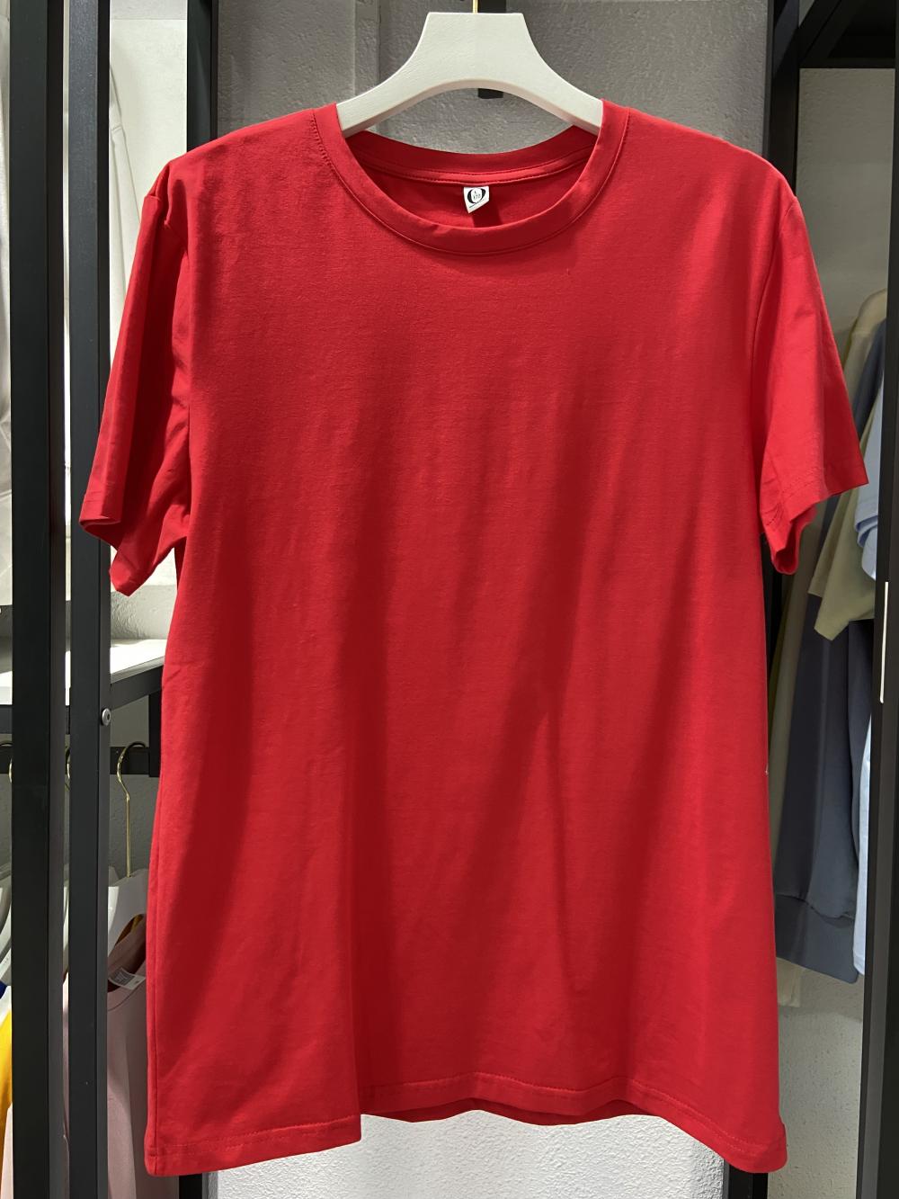 M023 40支正肩圆领短袖（180克冰瓷棉） T恤 细节展示 paidai