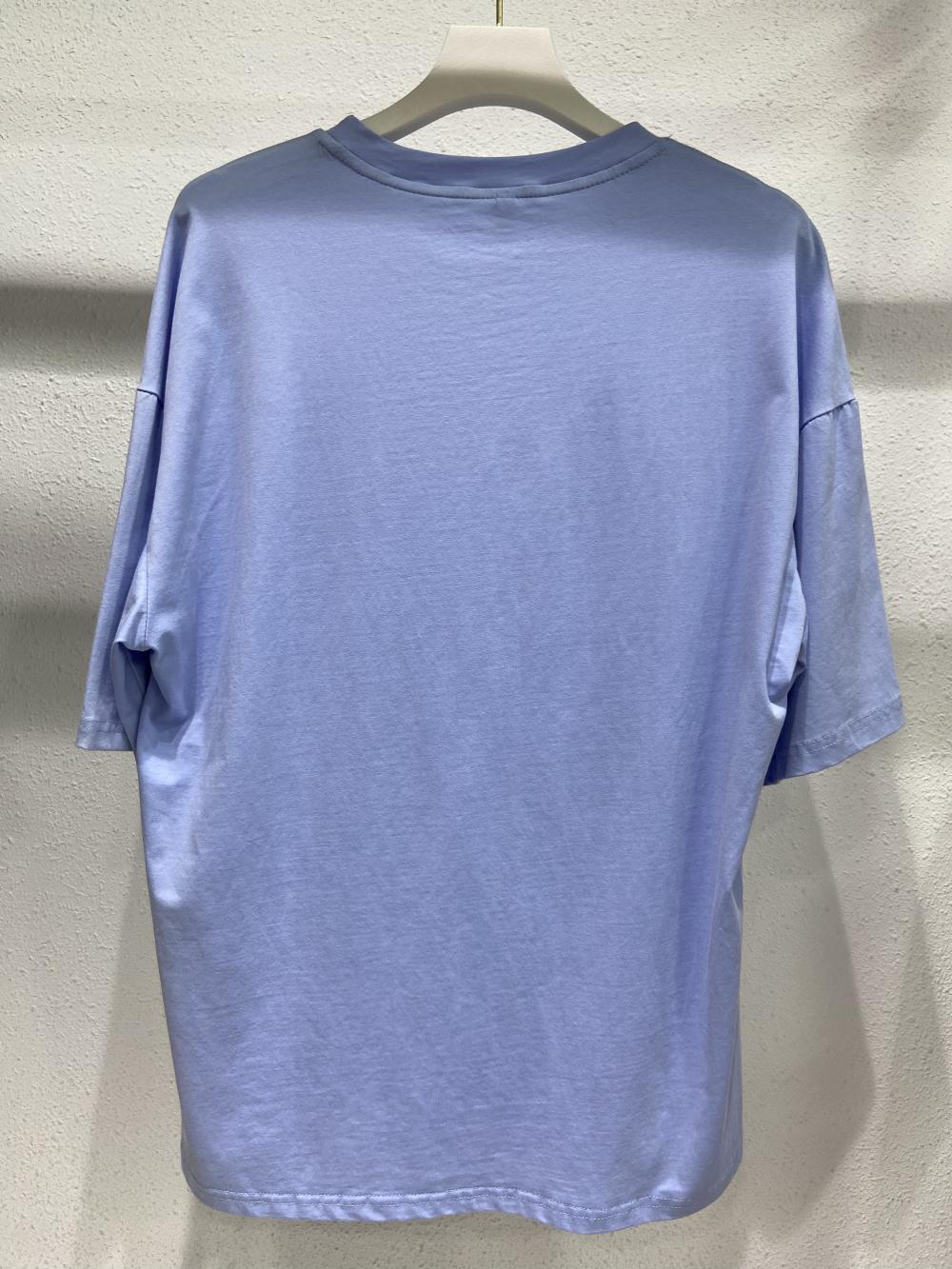 M007 40支落肩圆领中袖（180克冰瓷棉） T恤 细节展示 启虎