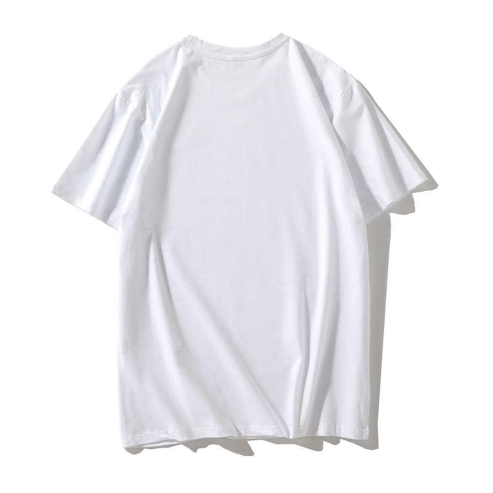 M003C 童装上领正肩圆领短袖（200克莫代尔） T恤 细节展示 paidai