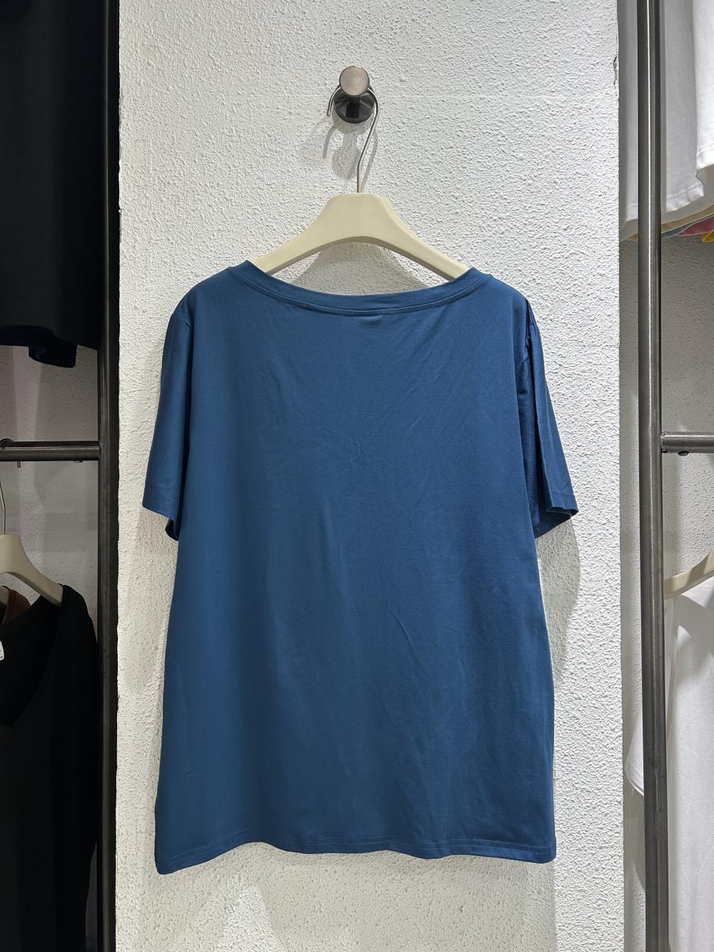 DD008V领莫代尔短袖 T恤 细节展示 启虎